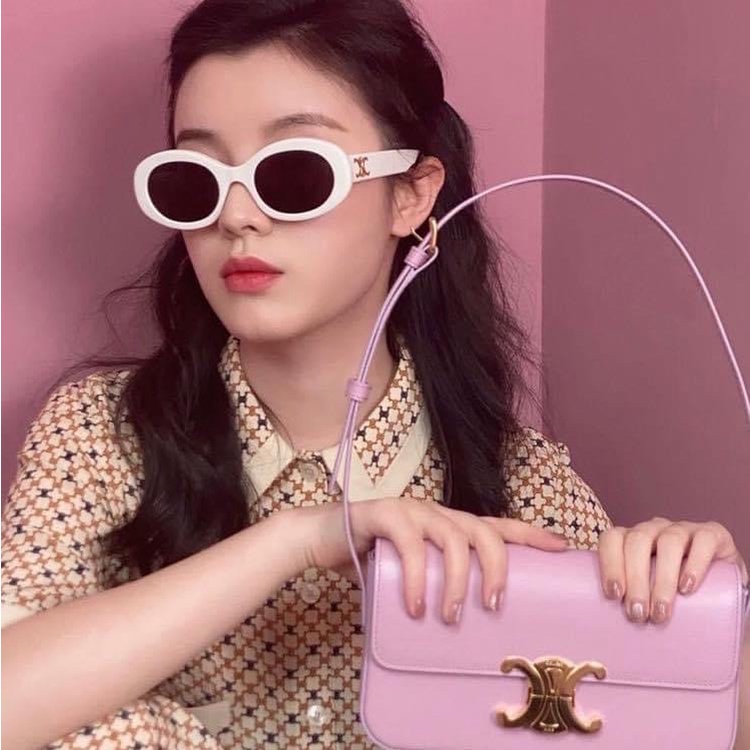 Mắt Kính Thời Trang Kính Râm Form Tròn Kiểu Chữ X 658 Kiểu Dáng Trẻ Trung Phong Cách Ulzzang - Hazo