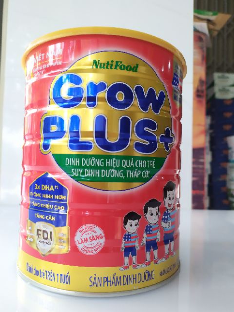 Sữa Nutifood Grow Plus+ đỏ 1,5kg