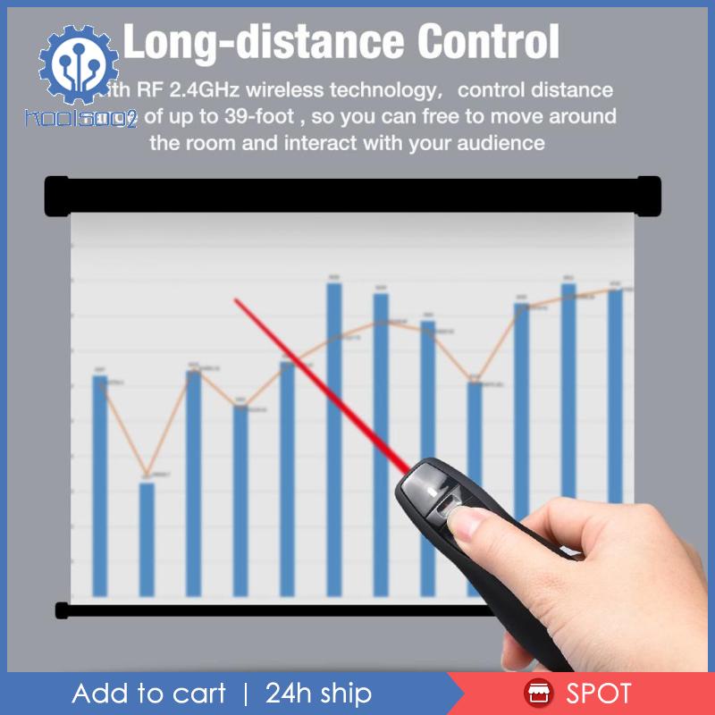 Điều Khiển Máy Chiếu Thuyết Trình Không Dây Cầm Tay Koolsoo2