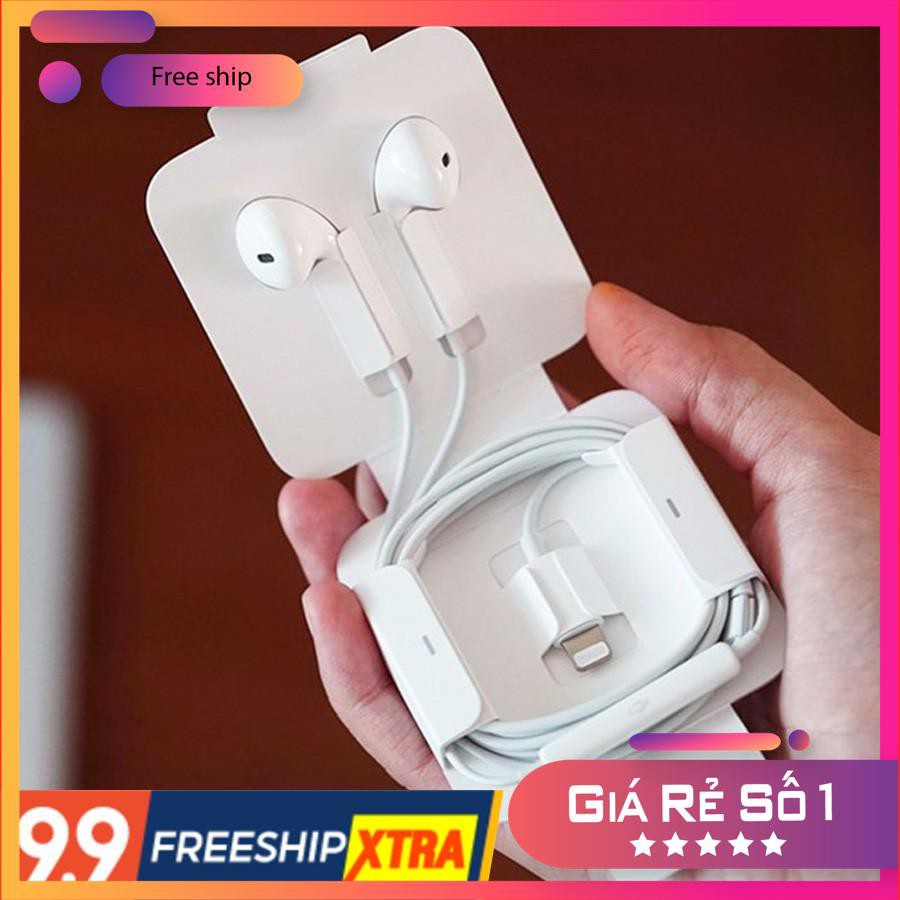 Tai nghe IP 7/8/X/ 6 7 8 Plus/ X/Xs/Xs Max/ 11 Pro Max/12 có mic đàm thoại tự động bắt bluetooth bảo hành 12 tháng