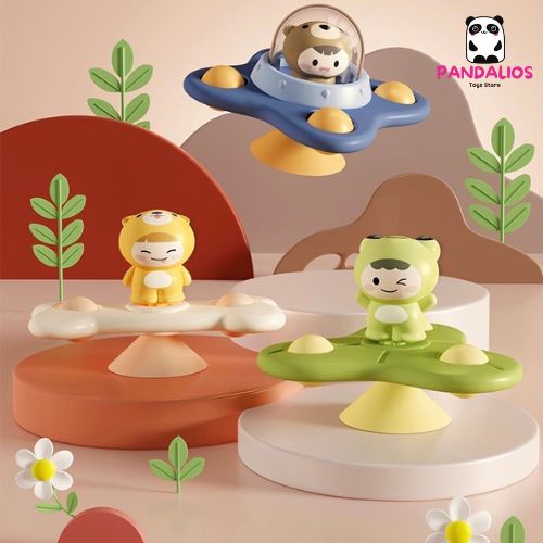 Đồ chơi con quay Spinner tạo hình dễ thương - Chong chóng Fidgetspinner dính tường kích thích cho bé giác quan vận động
