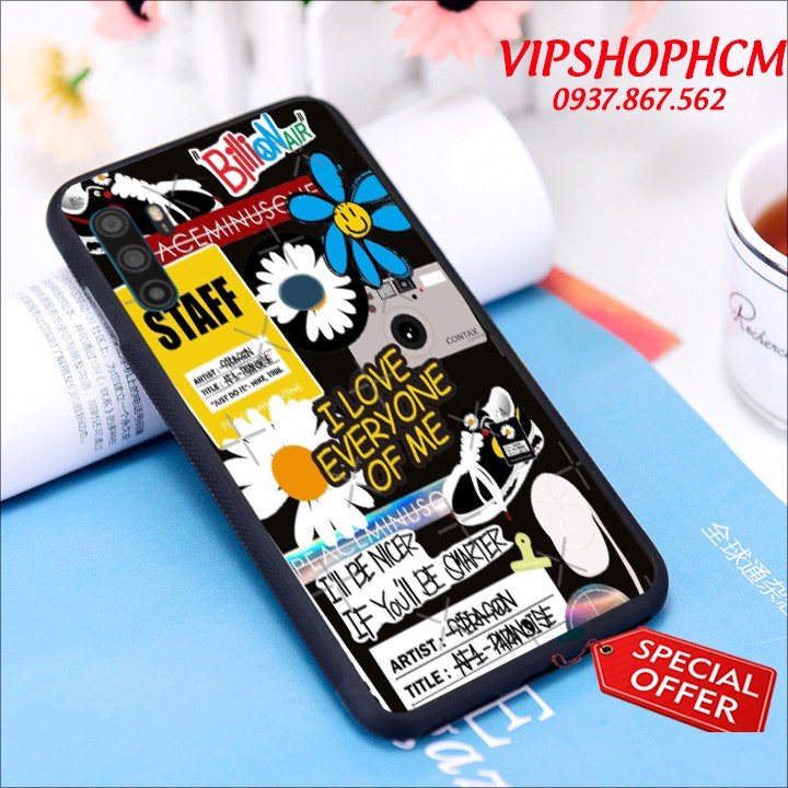 Ốp lưng Vsmart Bee 3/ Bee / Joy 2 Plus / Active 1 / Active 1 Plus BST Hoa Cúc - viền Silicon dẻo