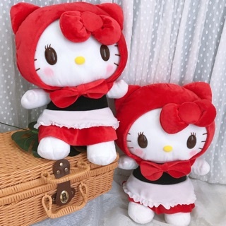 [SEGA] Gấu bông Sanrio Hello Kitty Mega Jumbo Little Red Riding Hood Plush hàng gắp Toreba chính hãng Nhật Bản