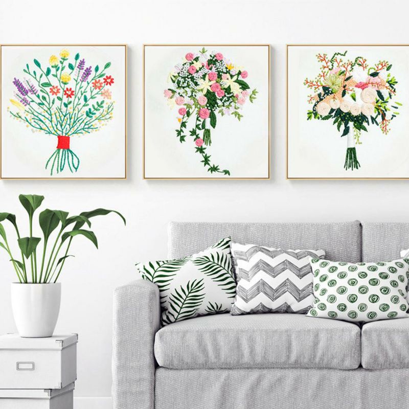 SET THÊU HOA TRANG TRÍ tự chọn mẫu