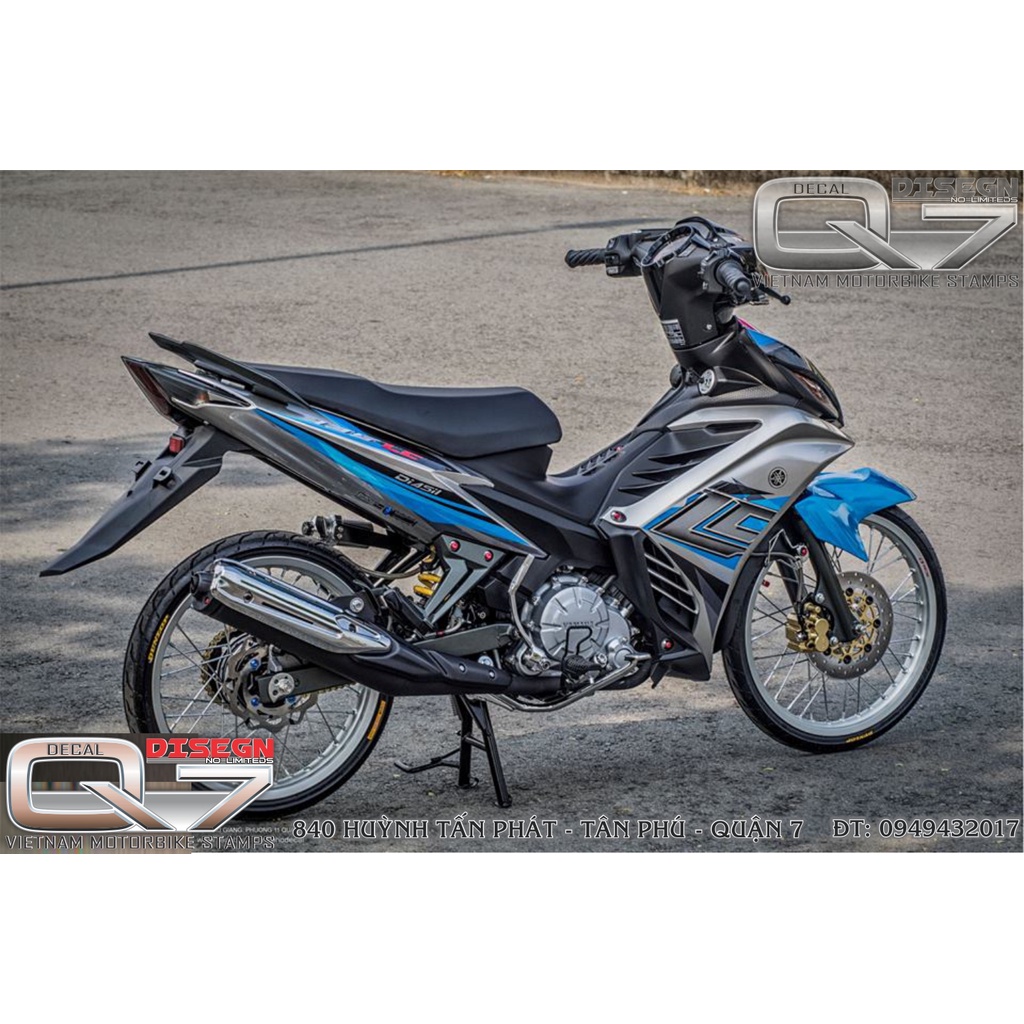 TEM RỜI EXCITER 2011 LC BẠC XANH