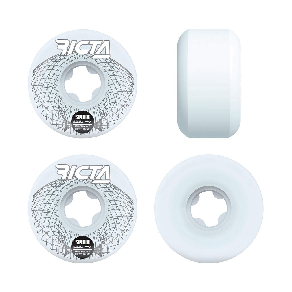 Bộ Bánh Ván Trượt Skateboard Cao Cấp Mỹ - RICTA 54MM WIREFRAME SPARX 99A WHEELS