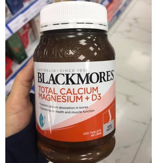 Canxi Total Blackmores Úc - 200 Viên - Blackmores Bone Health Total Calcium & Magnesium + D3 - đủ bill
