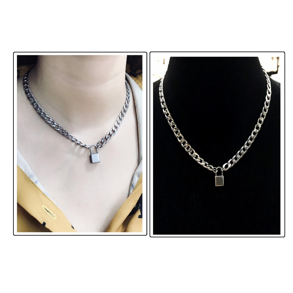 VÒNG CỔ CHAIN XÍCH Ổ KHÓA KHÔNG HAN GỈ