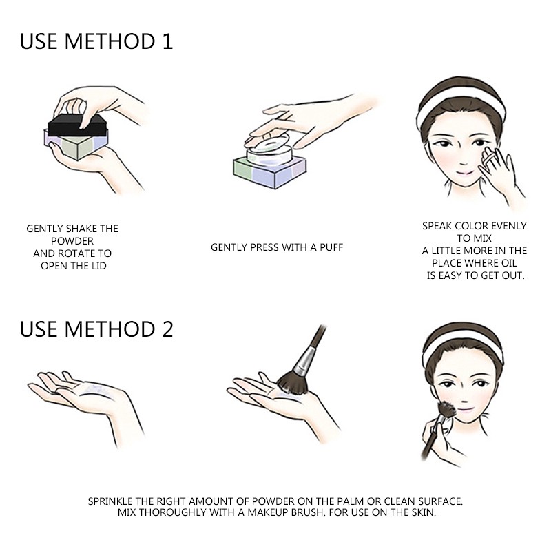 Bảng phấn bột trang điểm kiểm soát dầu 4 màu NOVO | BigBuy360 - bigbuy360.vn