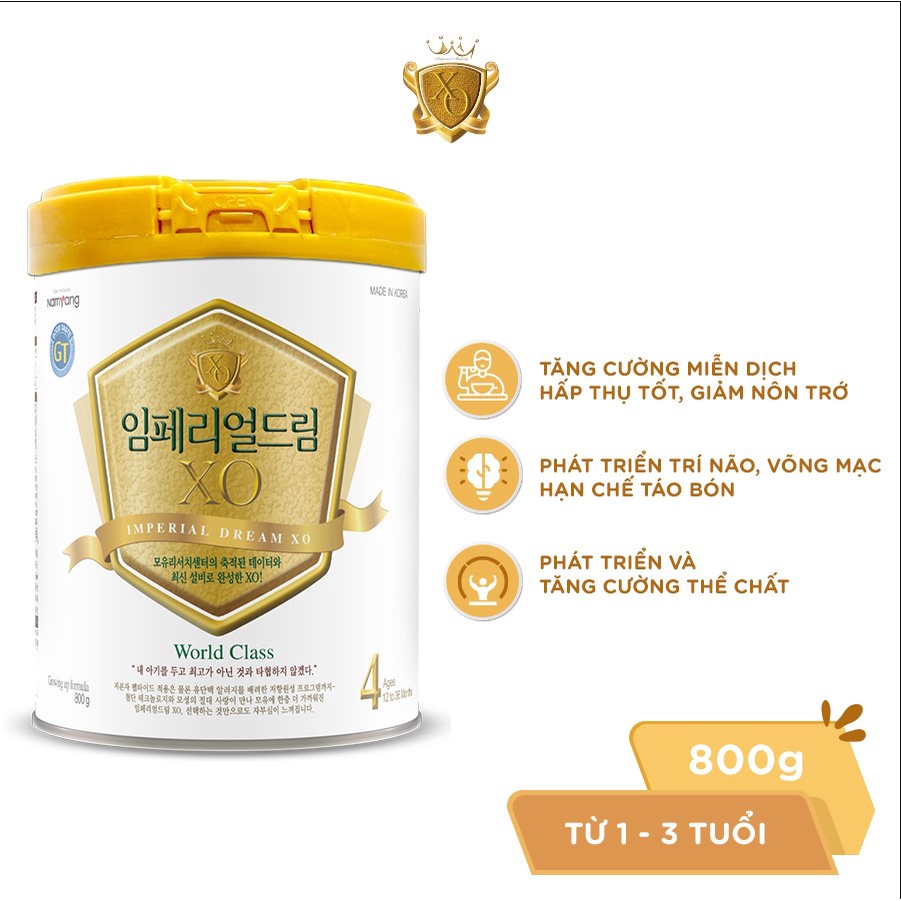 Sữa Bột Namyang Imperial Dream XO 4 GT Hàn Quốc 800g