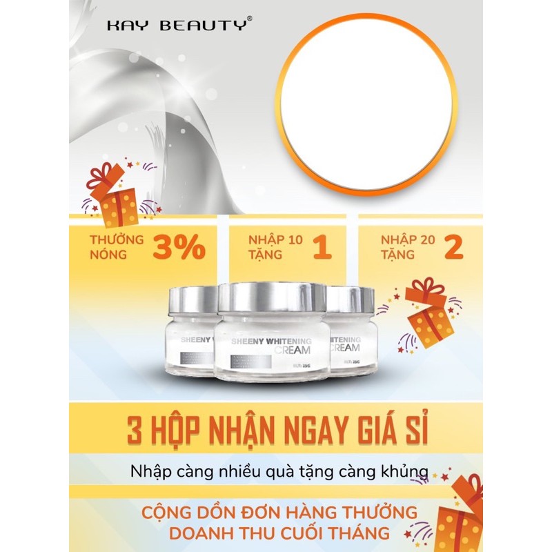 KEM SHEENY hiệu quả sau 7 ngày (kay beauty)