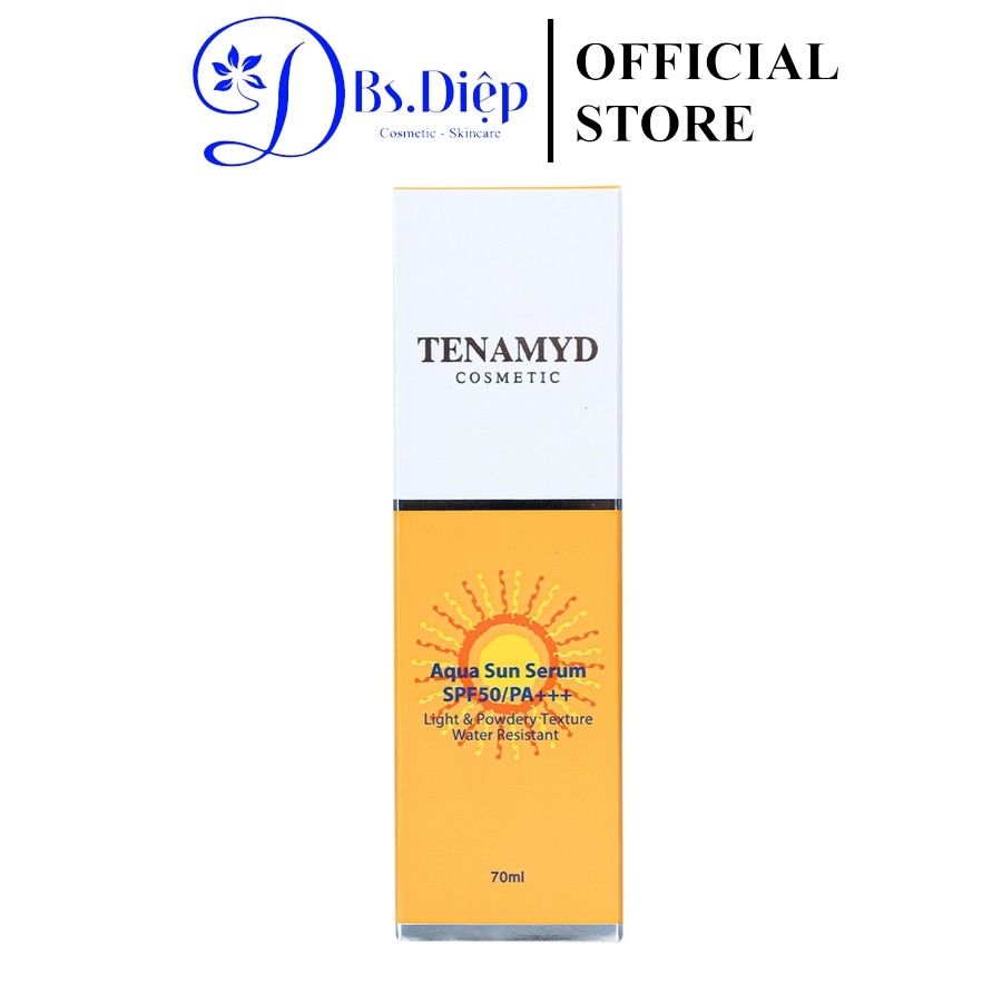 Tinh Chất Chống Nắng Tenamyd Dạng Nước SPF50/PA+++ 70ml Aqua Sun Serum SPF50/PA+++