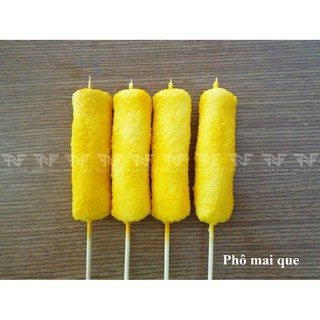 Phô mai que _ 1 cây _ Mô hình xiên que bằng nhựa