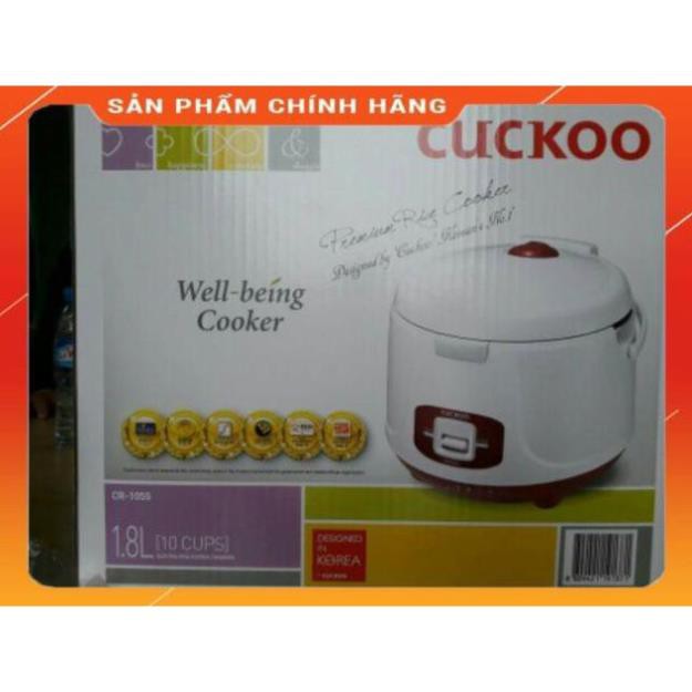 [Trợ Giá] Nồi cơm điện Cuckoo CR 1055 1,8L - Hàng chính hãng - Bảo hành 12 tháng BM