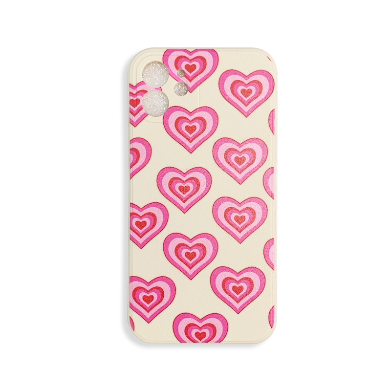 Ốp lưng iphone cạnh vuông trái tim BVC 6/6s/6splus/7/7plus/8/8plus/x/xr/xs/11/12/13/14/pro/max/plus/promax BVC962