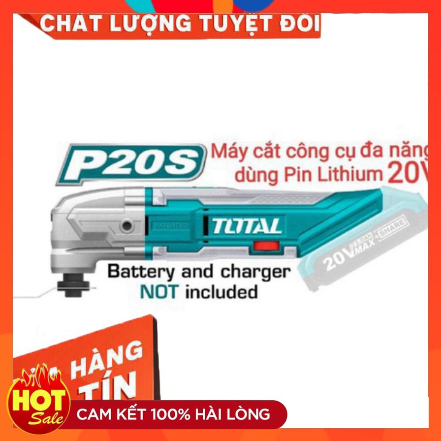 [chính hãng] Máy Cắt Rung Đa Năng Dùng Pin 20V TOTAL TMLI2001 [cam kết chất lượng]