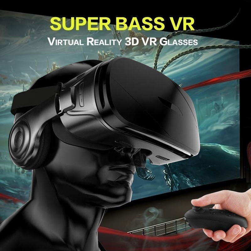 Kính Thực Tế Ảo 3D Vr Có Tay Cầm Đặc Biệt