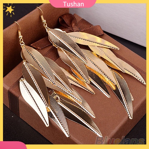 Hoa tai dáng dài phong cách tua rua thời trang sang trọng cho nữ