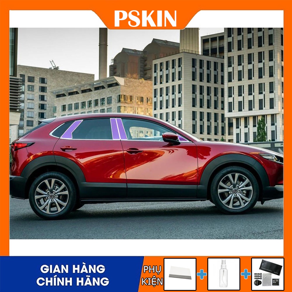 MAZDA CX30: Phim PPF dán bảo vệ trụ cửa - chống xước, che mờ đi các vết xước cũ, giữ nguyên zin độ bóng cho xe