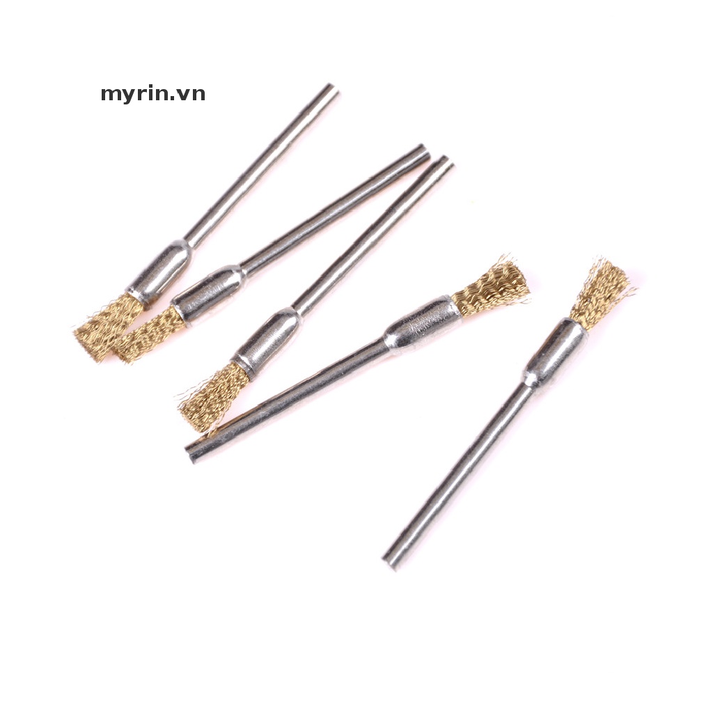 Set 5 Cọ Đánh Bóng Sợi Đồng 3mm * 5mm Chuyên Dụng