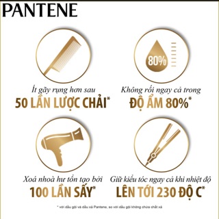 Dầu gội Pantene Pro-V 650ml (phục hồi hư tổn, ngăn rụng tóc, suôn mượt óng ả)