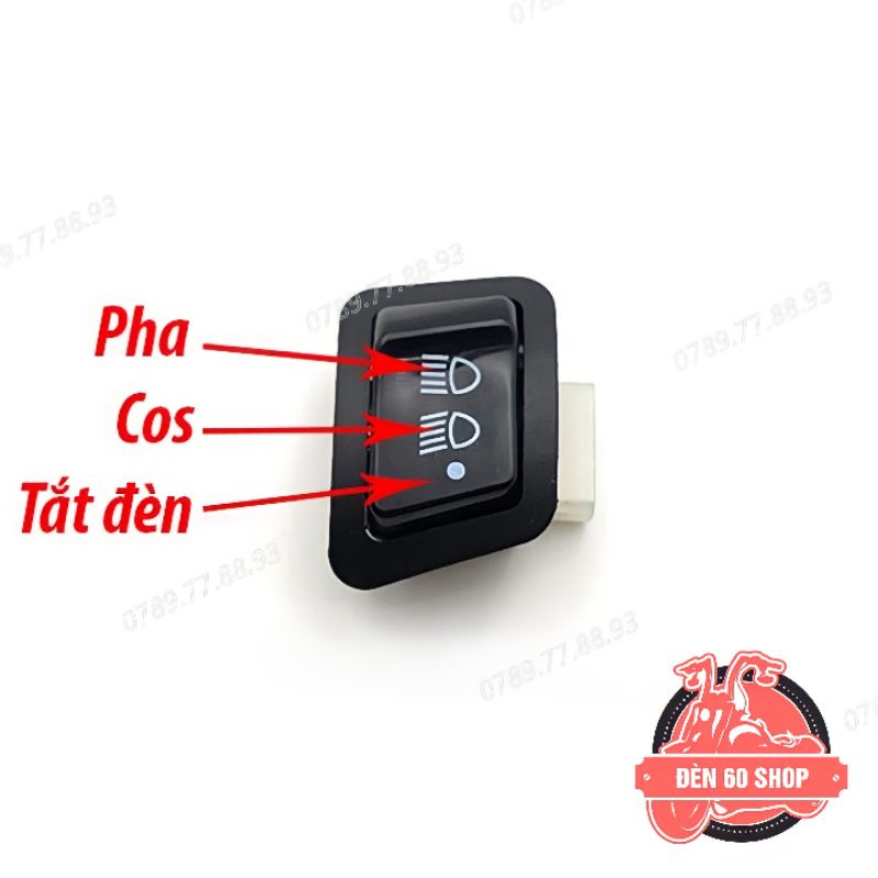 Công Tắc Tắt Đèn Pha | Xe Honda Đời Mới | Lắp Như Zin Wave @, RSX, Vision, Blade, Lead 125