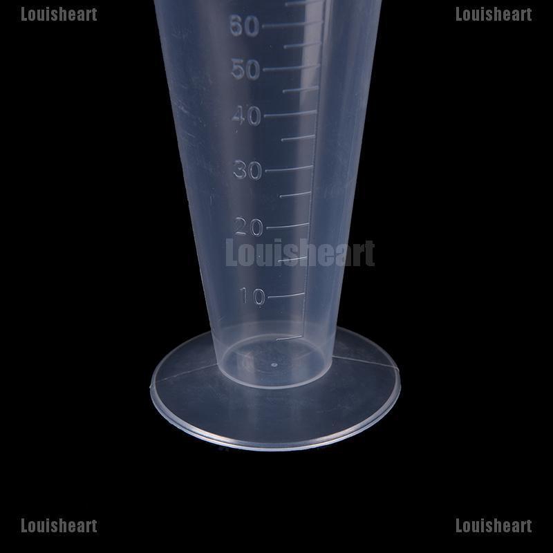 Cốc đo lường bằng nhựa trong suốt tiện lợi 50ml 100ml