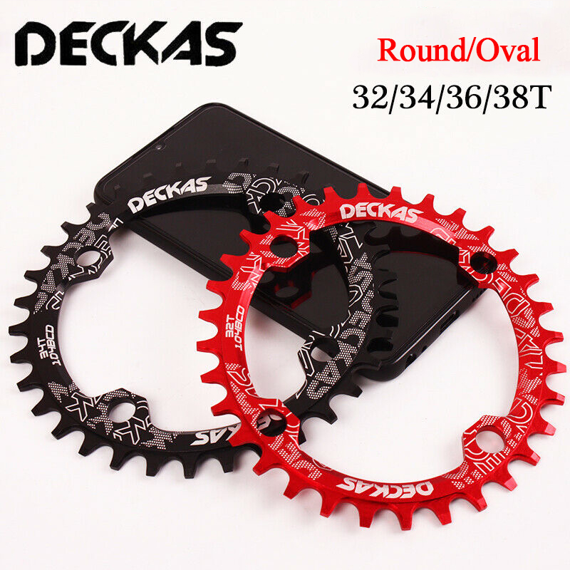 Deckas Vòng Đệm Bằng Hợp Kim Nhôm 104bcd 7075 32 / 34 / 36 / 38t Chất Lượng Cao Dành Cho Xe Đạp