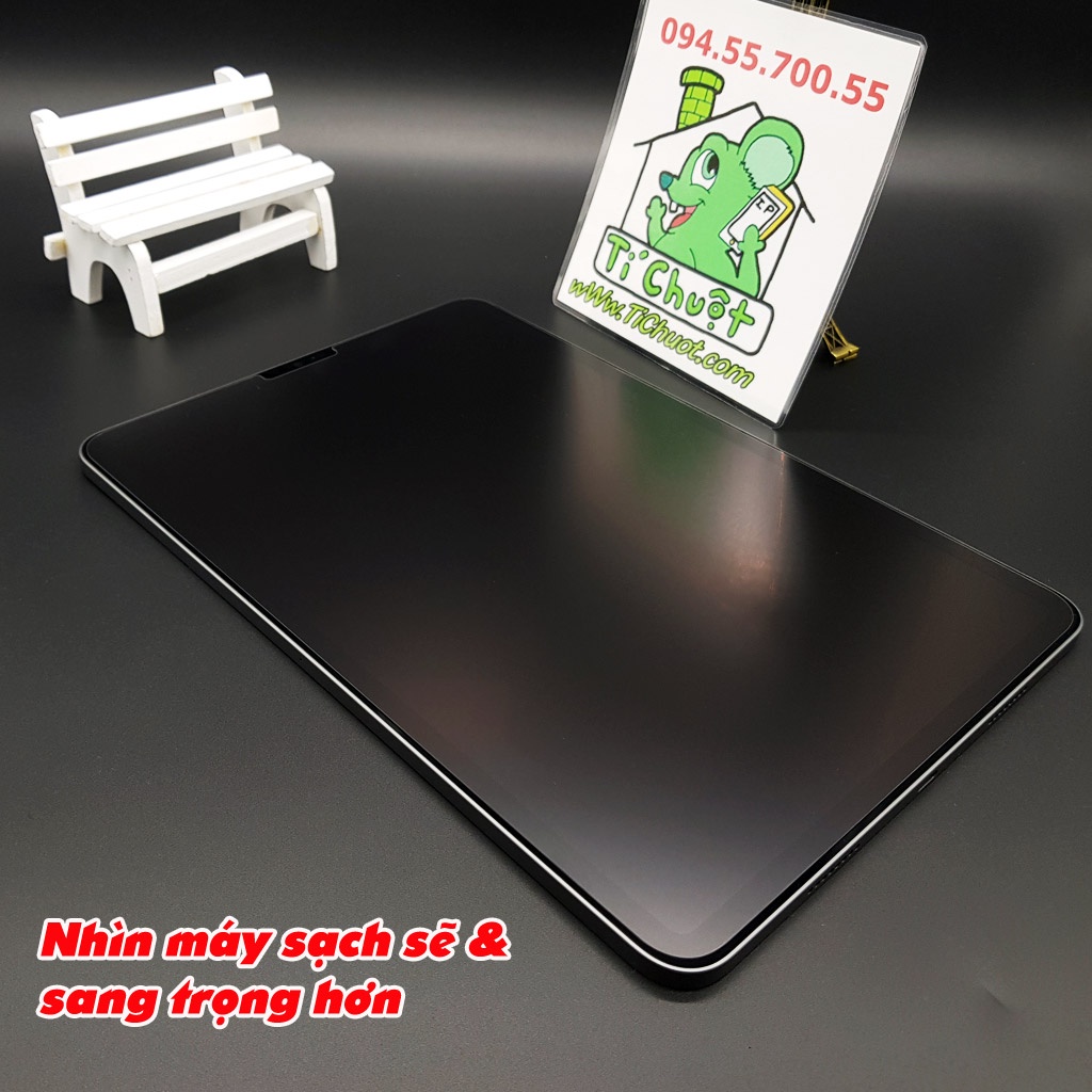 [Nhám Chống Vân Tay-Ảnh Thật] Kính CL iPad 10.2&quot; Gen 7/8/9 2021 Cường Lực Chống Va Đập