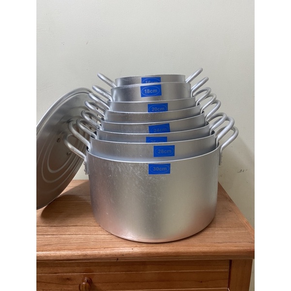 Xoong nhôm cắt miệng - cao cấp 16cm