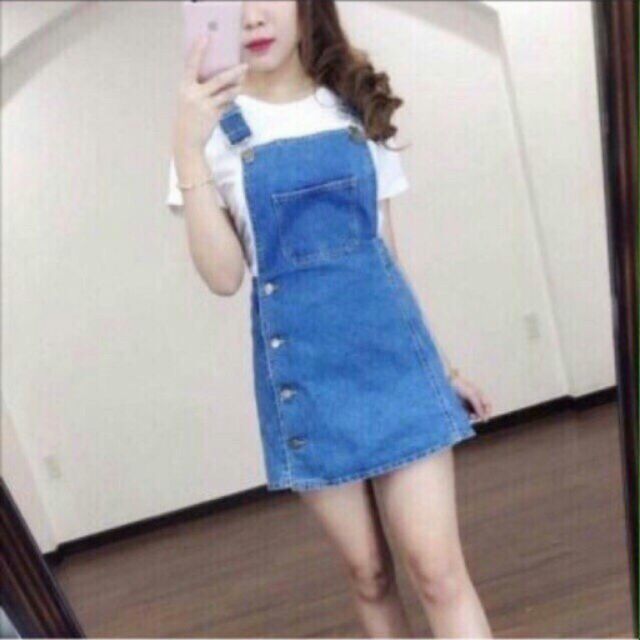 Váy yếm jean