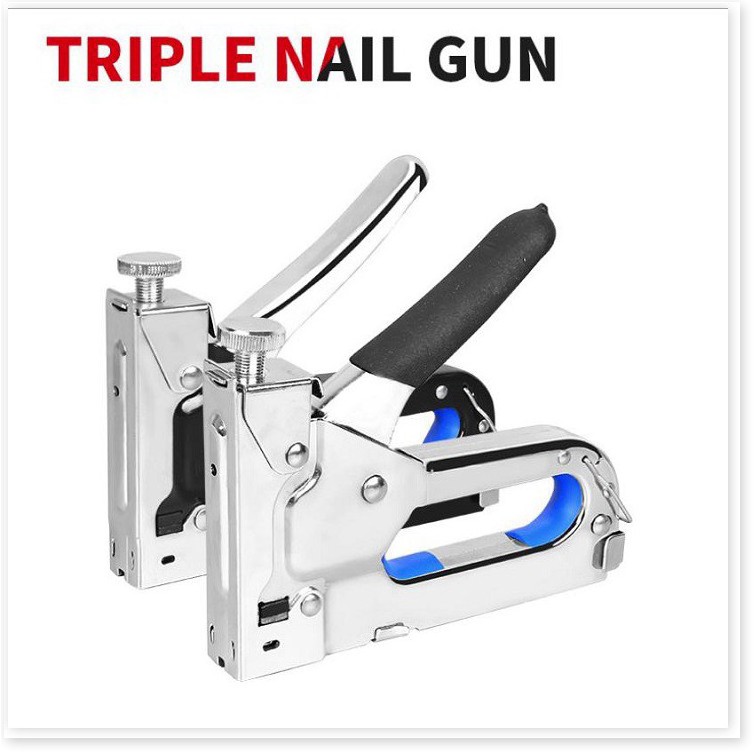 🔖 Súng bắn đinh ghim Triple Nail cán cao su cao cấp