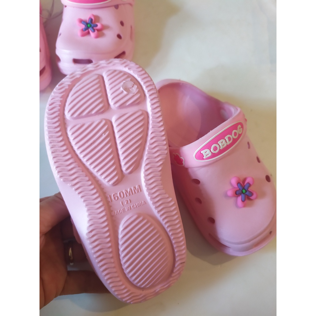 Dép sục Bobdog hồng cho bé