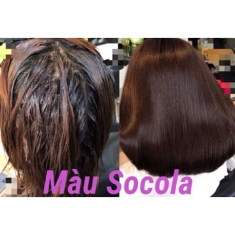 NHUỘM TÓC PHỤ BẠC SIÊU DƯỠNG THỜI TRANG TINH CHẤT DỪA