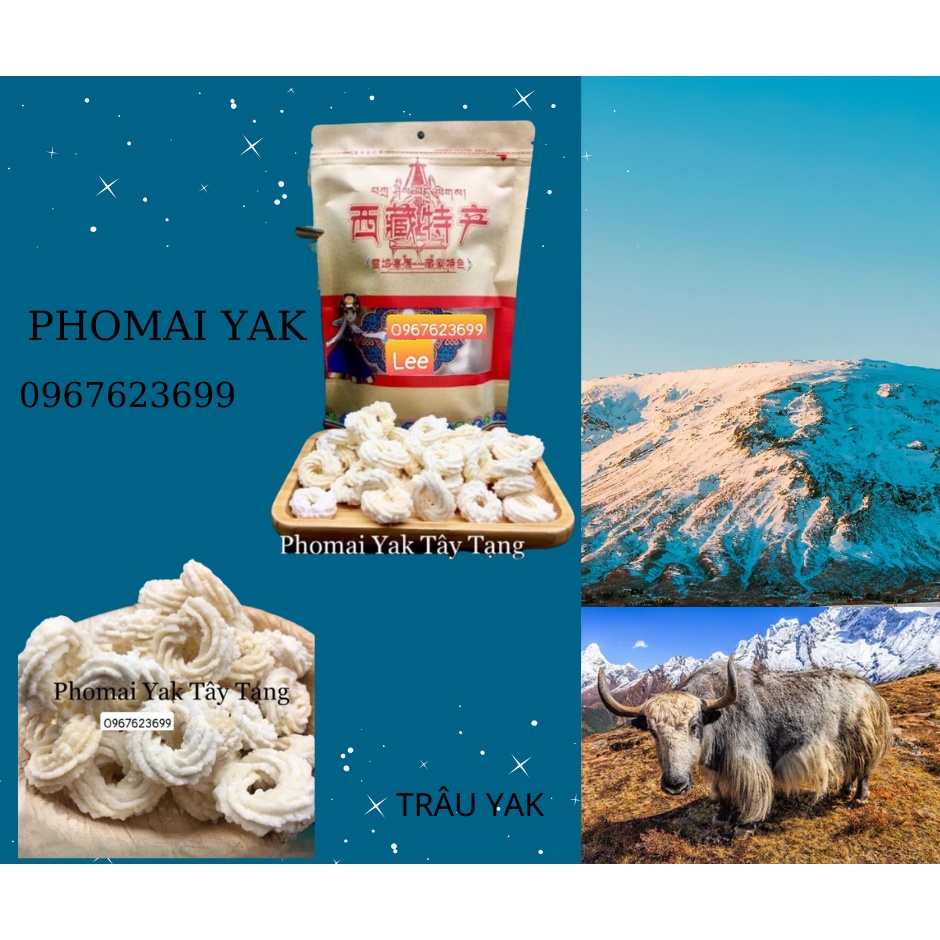 ( ĐẶC SẢN )PHÔ MAI SỮA TRÂU YAK TÂY TẠNG NGUYÊN CHẤT PHƠI KHÔ -Giàu canxi, vitamin (200GR)