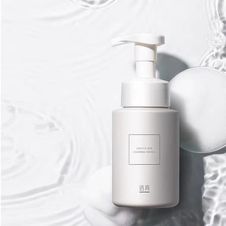 Sữa rửa mặt tạo bọt BHA Salicylic Acid Cleansing Mousse Lucenbase kiềm dầu giảm mụn LUCB52