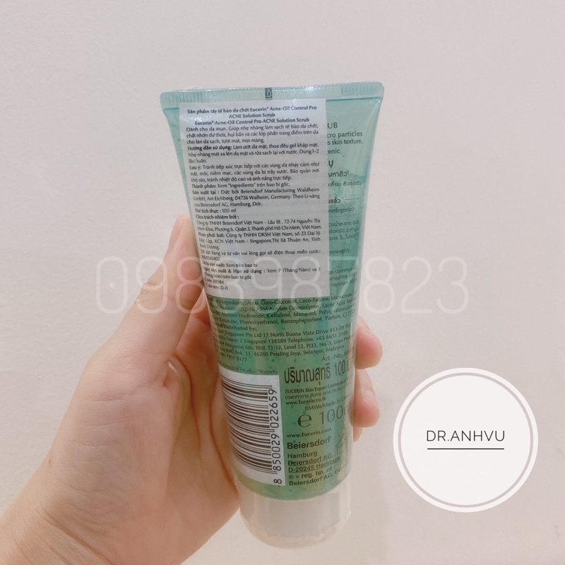 Gel tẩy tế bào chết Pro ACNE Solution Scrub euceri