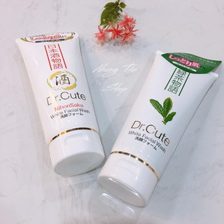 [ Tặng kèm bông Bella 80 miếng ] Sữa Rửa Mặt Dr.Cute Làm Mờ Thâm Nám White Facial Wash Nội Địa Nhật 150g