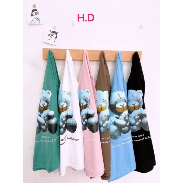 Áo thun Gấu Tuyết BearTay Lỡ Dáng Rộng Việt Unisex chất cotton mịn mềm nhiều màu sắc  Trend phong cách năng động