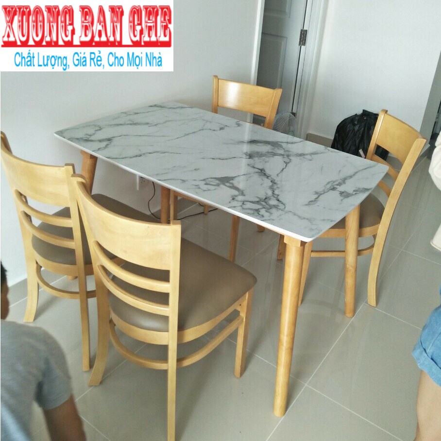 Bộ bàn ăn giả đá 4 ghế HCM, BIÊN HÒA, BÌNH DƯƠNG