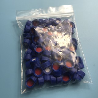 Túi 100 Cái Nắp; túi 100 cái đệm ptfe cho lọ thủy tinh 2ml dùng Cho Máy Sắc Ký - Vial 2ml