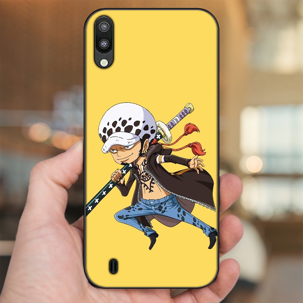 Ốp lưng Samsung M10 viền đen in hình Law One Piece