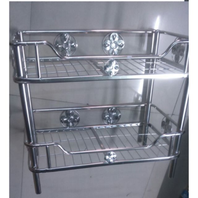 Kệ chén inox 2 tầng