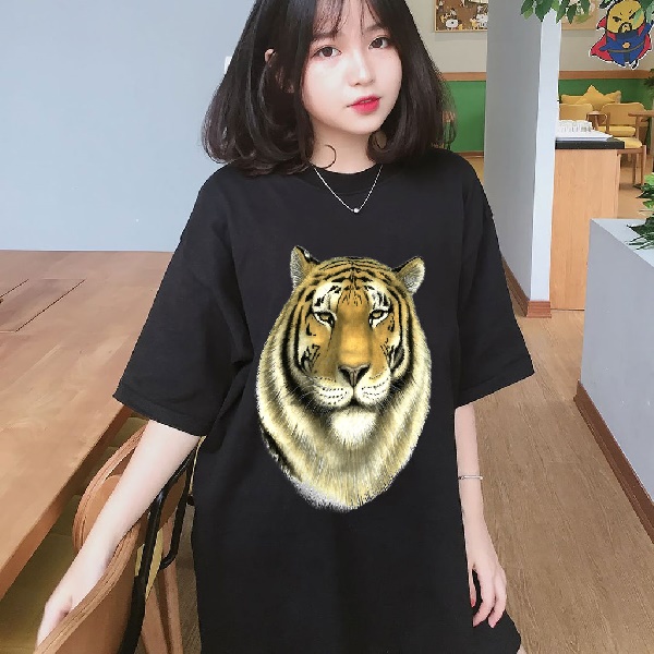 Áo Thun Năm Mới Form Rộng Hình Con Hổ Dễ Thương XATALO Basic Siêu Rẻ TIG202112101