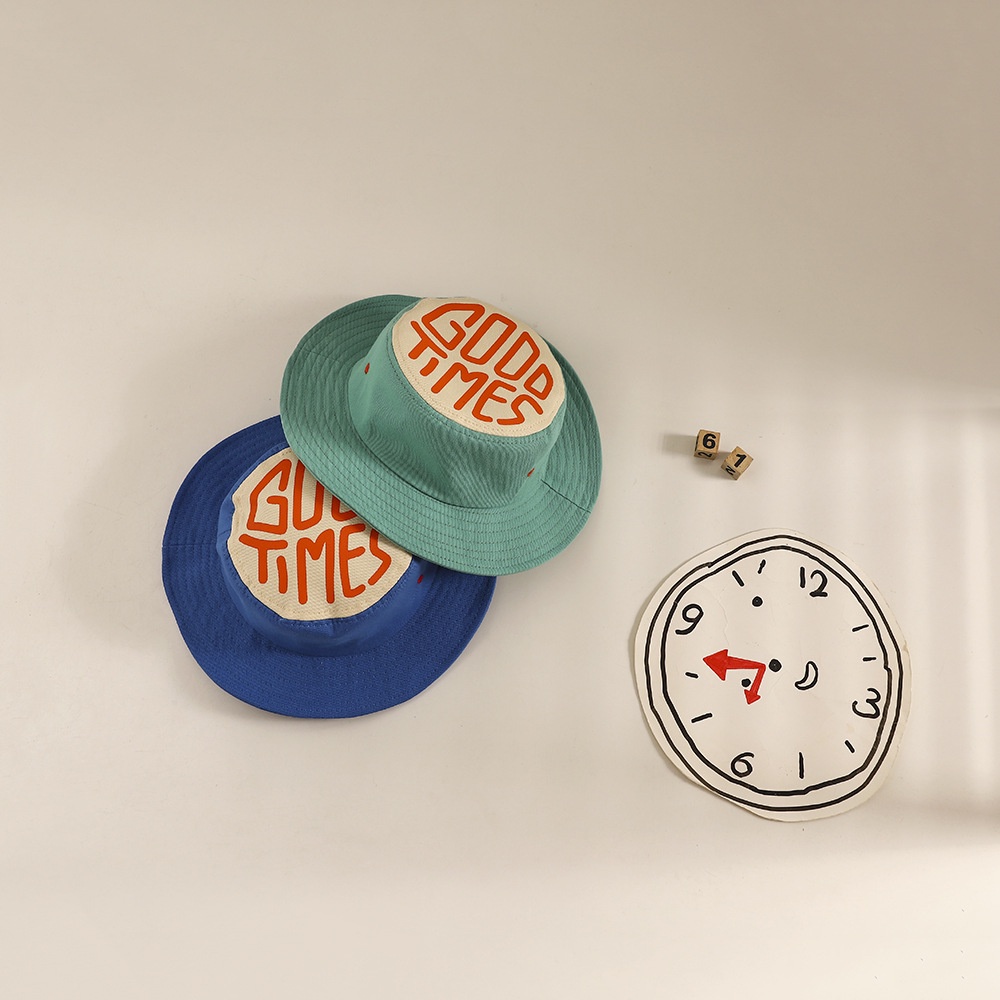 Mũ Tai Bèo Rộng Vành Chống Nắng In Chữ Phong Cách Hàn Quốc Mới Cho Bé