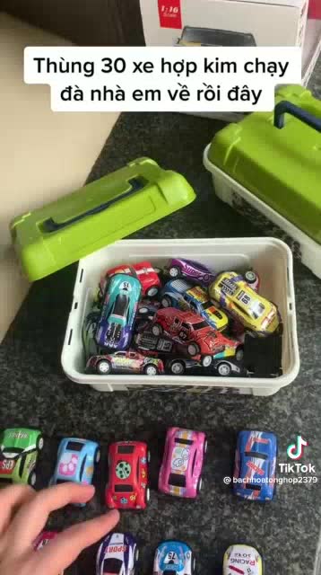 Sét 30 chiếc ô tô đồ chơi