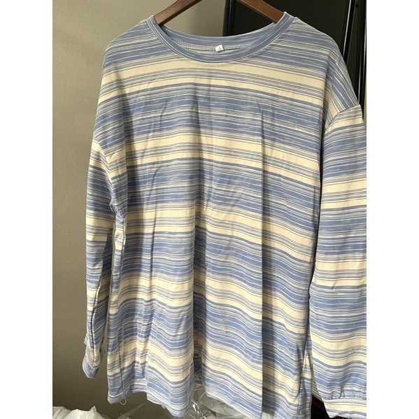 Áo thun dài tay sọc
