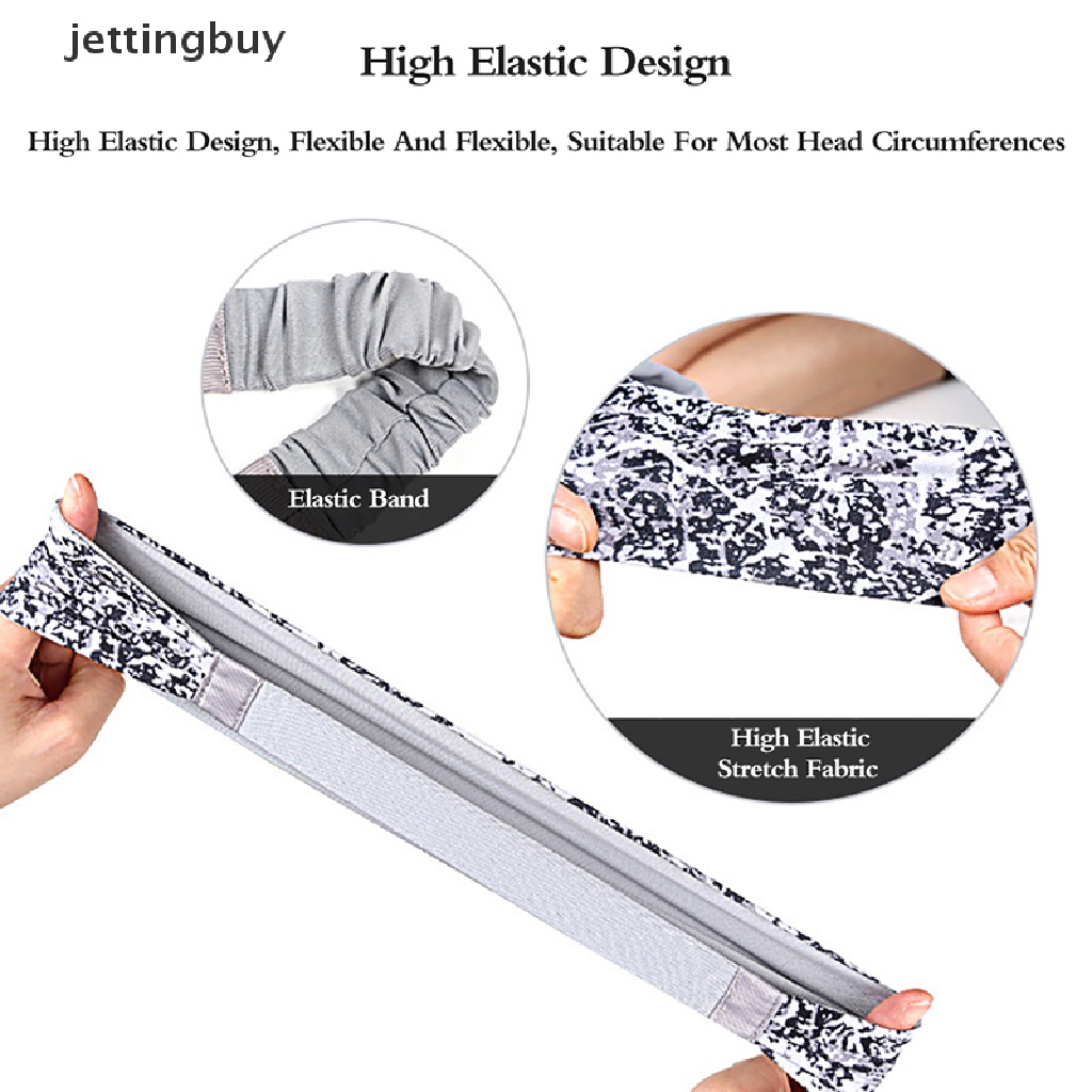 Băng đô thể thao JETTING co giãn thấm hút mồ hôi cho nam và nữ