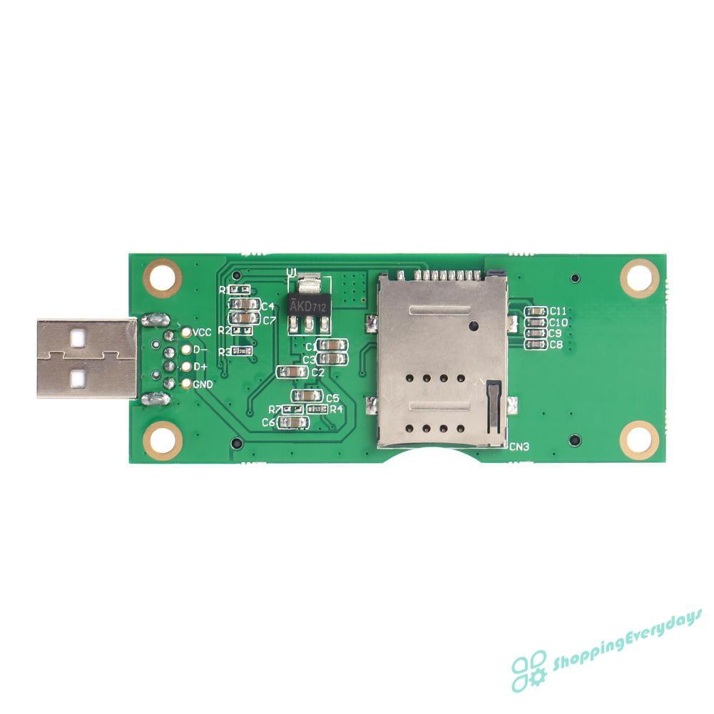 Thiết Bị Chuyển Đổi Mini Pci-E Sang Usb Với Khe Cắm Sim 8pin Cho Wwan / Lte | BigBuy360 - bigbuy360.vn