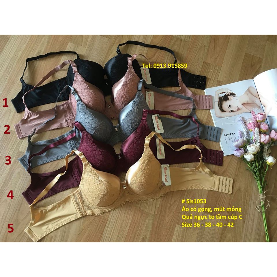 Áo ngực bigsize hàng chuẩn Thái SisterHood 1053